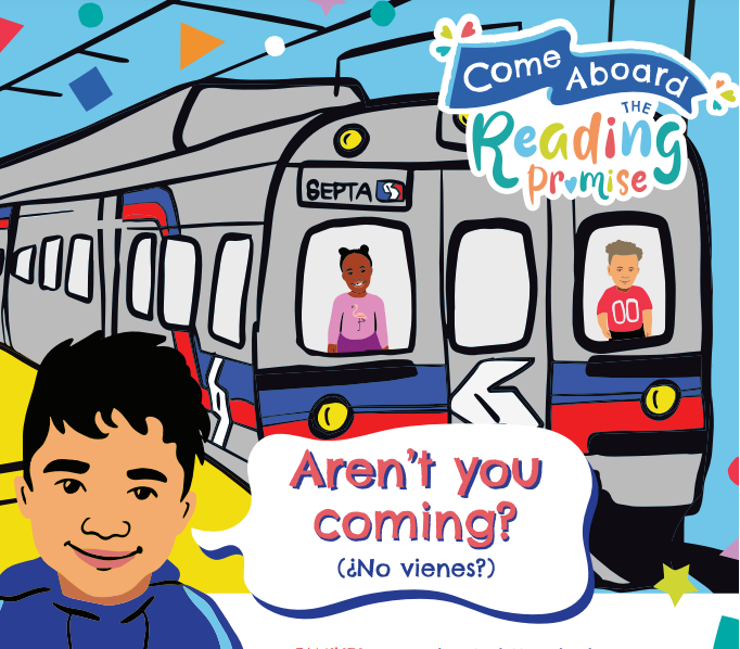 I Spy with my little eye … A colorful new childhood literacy campaign featuring real Philly kids is rolling out across SEPTA.