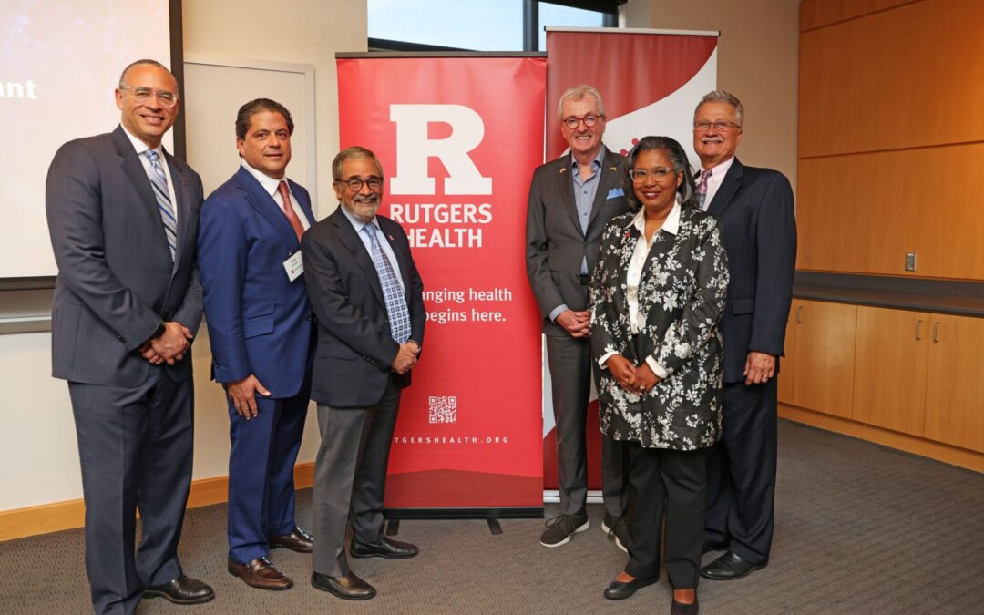 Rutgers Health Officials Celebrate $47.5 Million Grant to Improve Health Care in New Jersey.