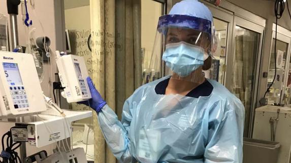 New York Knicks Dancer on Working on Coronavirus Frontlines as a Nurse