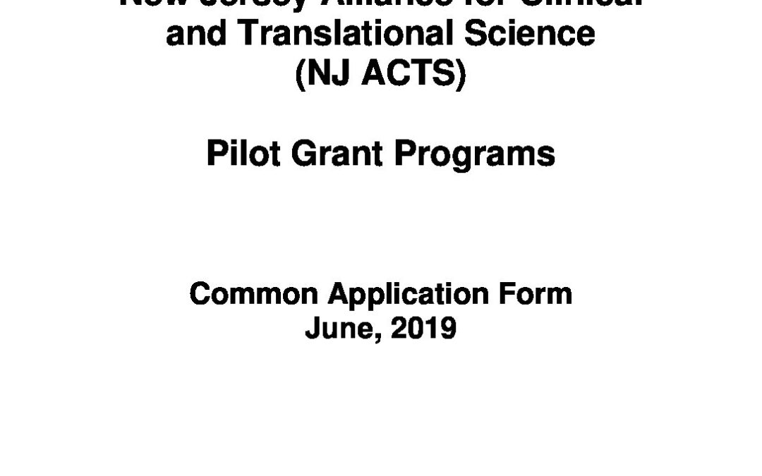 NJACTS Pilot Programs Application